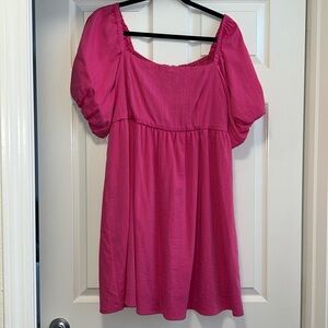 Hot pink women’s dress